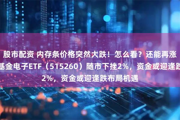 股市配资 内存条价格突然大跌！怎么看？还能再涨吗？华宝基金电子ETF（515260）随市下挫2%，资金或迎逢跌布局机遇